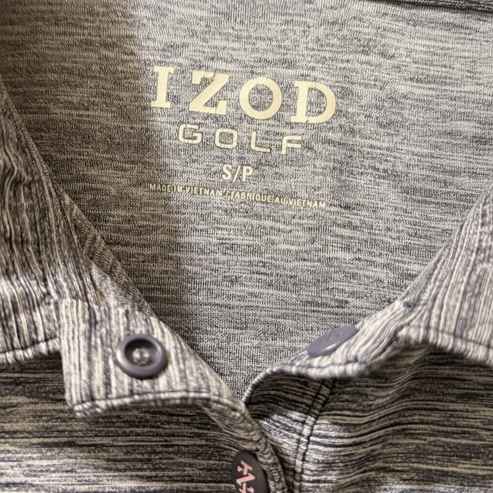 IZOD Golf Sleeveless Polo Shirt Women’s Small Gray Heather Athletic Top - Picture 4 of 4
